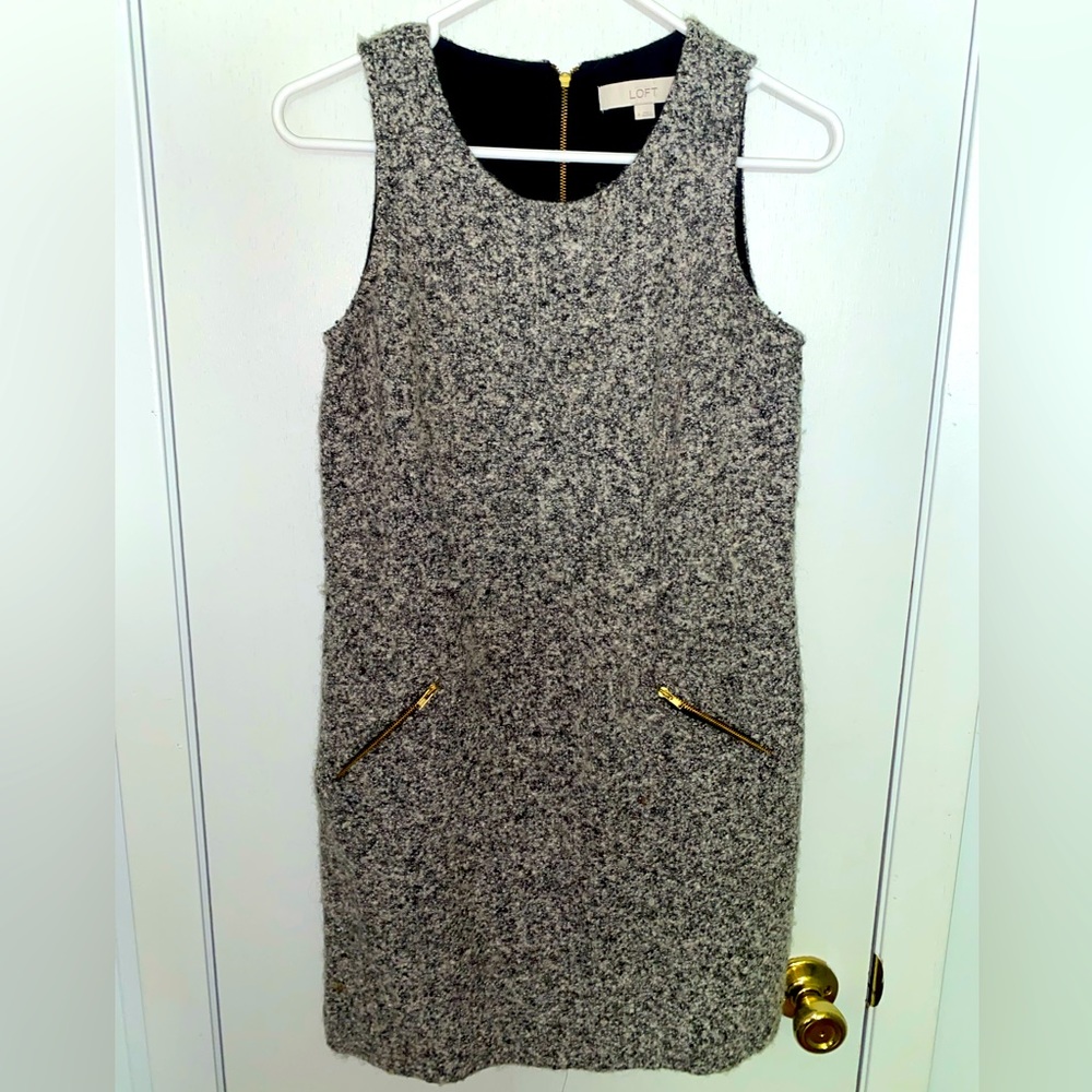 EUC loft shell dress